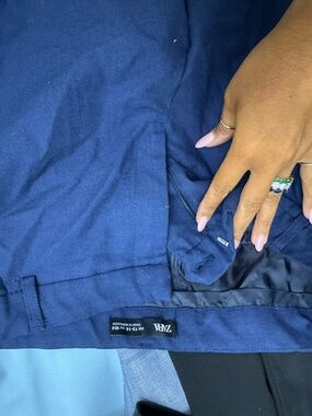 Zara boys  Blue Dress Pants - Slim Tailored Look